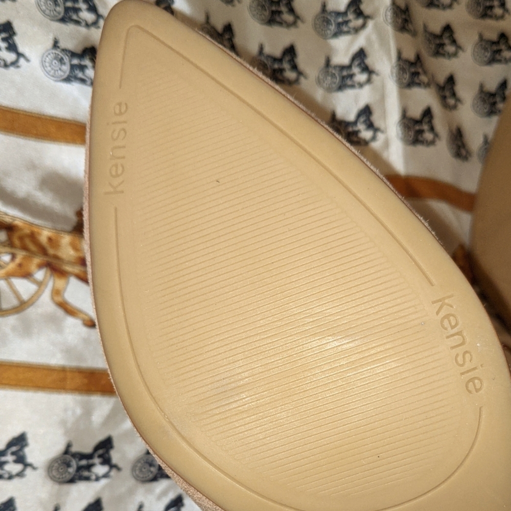 New Kensie stud heel boots nude sale - Picture 9 of 13